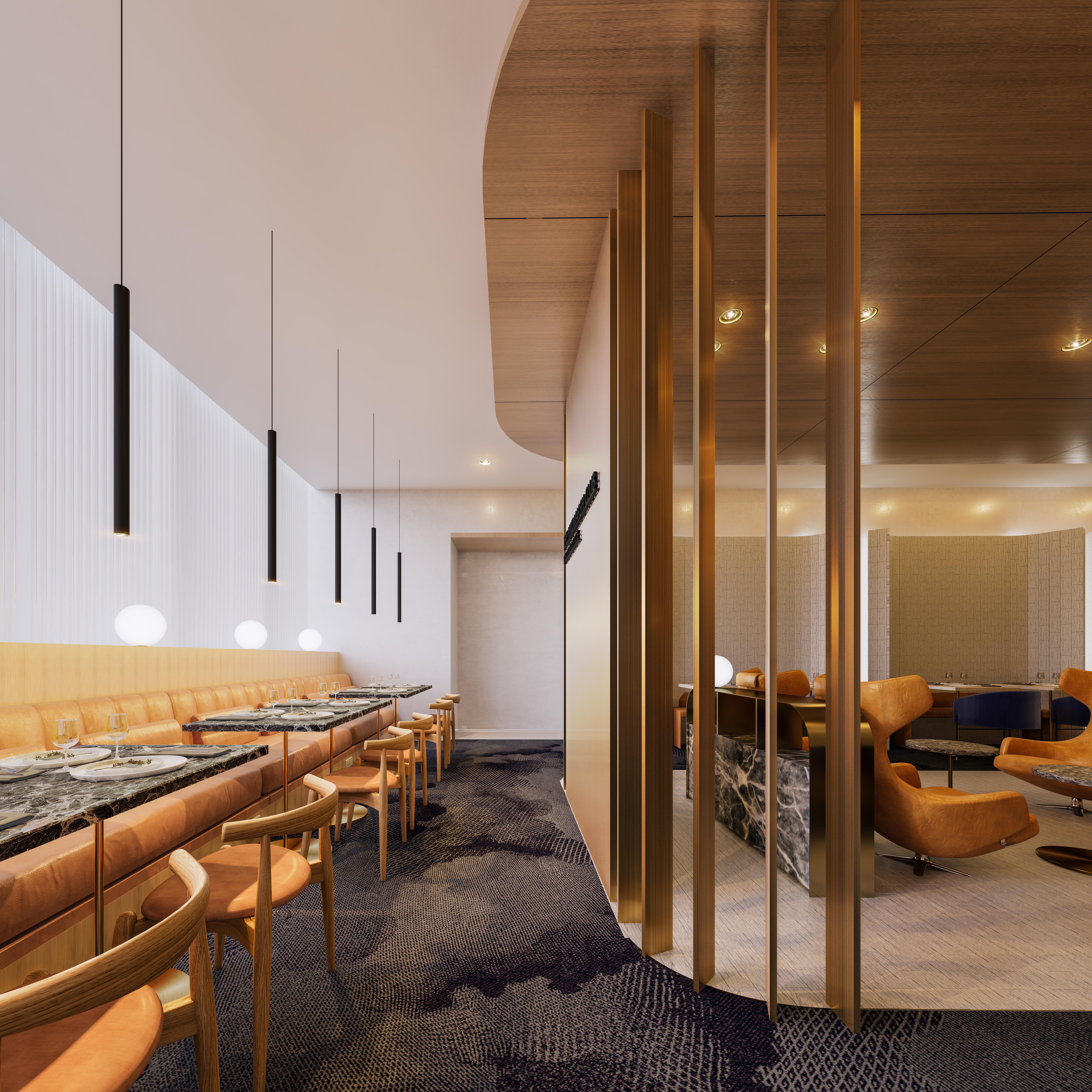 พูลแมน แอดเลด Hotel แอดิเลด ภายนอก รูปภาพ Interior of the restaurant